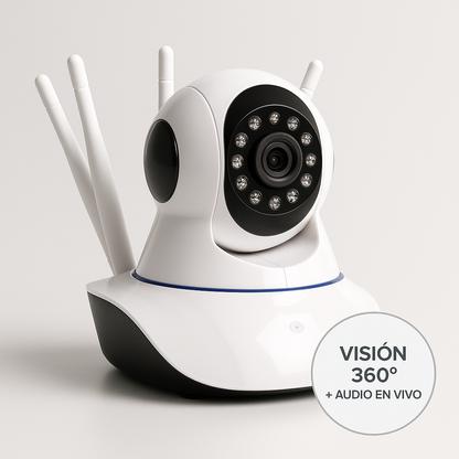 📲 Vigila, protege y duerme tranquilo. Cámara WiFi 360° - Control total desde tu celular, estés donde estés. 🚚 Envío gratis | 📦 Pago contra entrega disponible