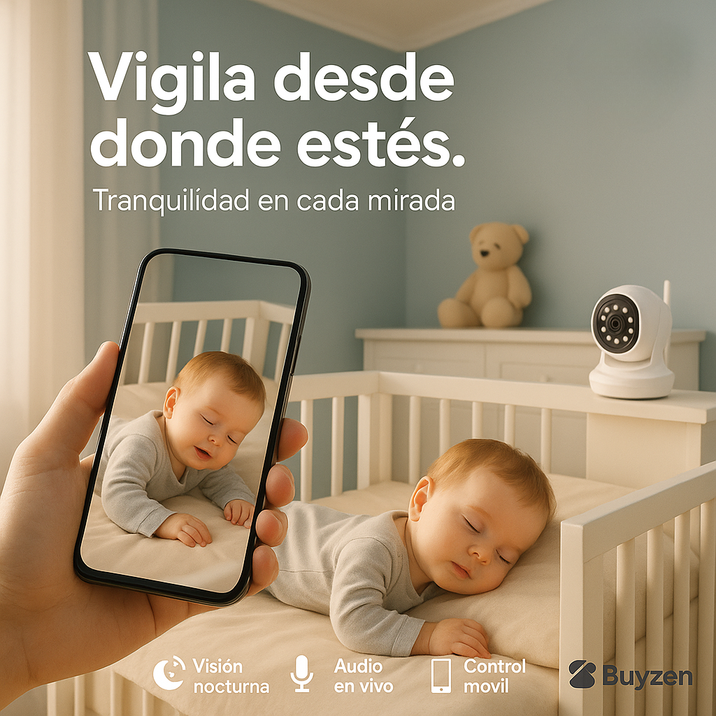 📲 Vigila, protege y duerme tranquilo. Cámara WiFi 360° - Control total desde tu celular, estés donde estés. 🚚 Envío gratis | 📦 Pago contra entrega disponible