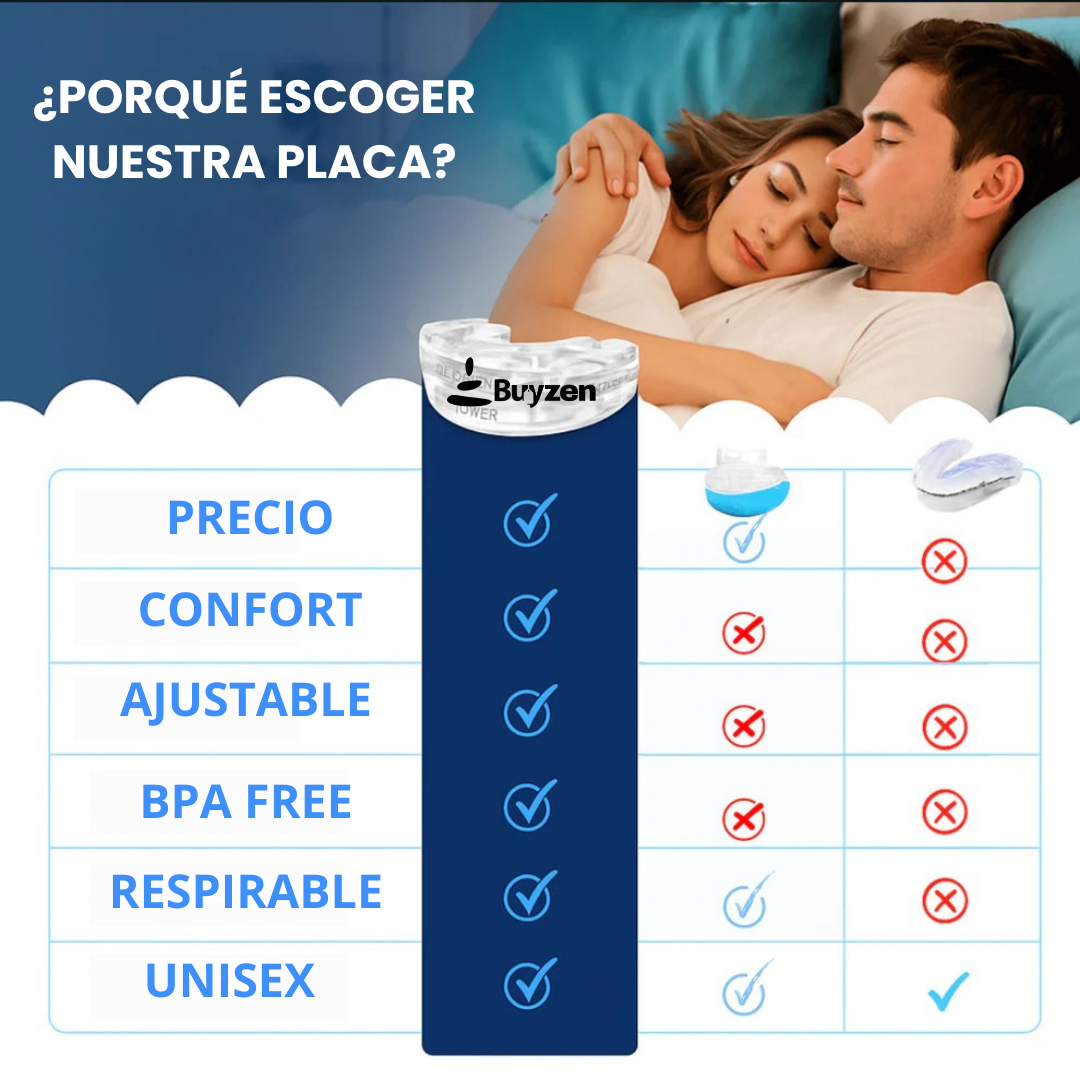 Placa Anti Ronquidos y Bruxismo – Duerme Mejor, Despierta con Energía