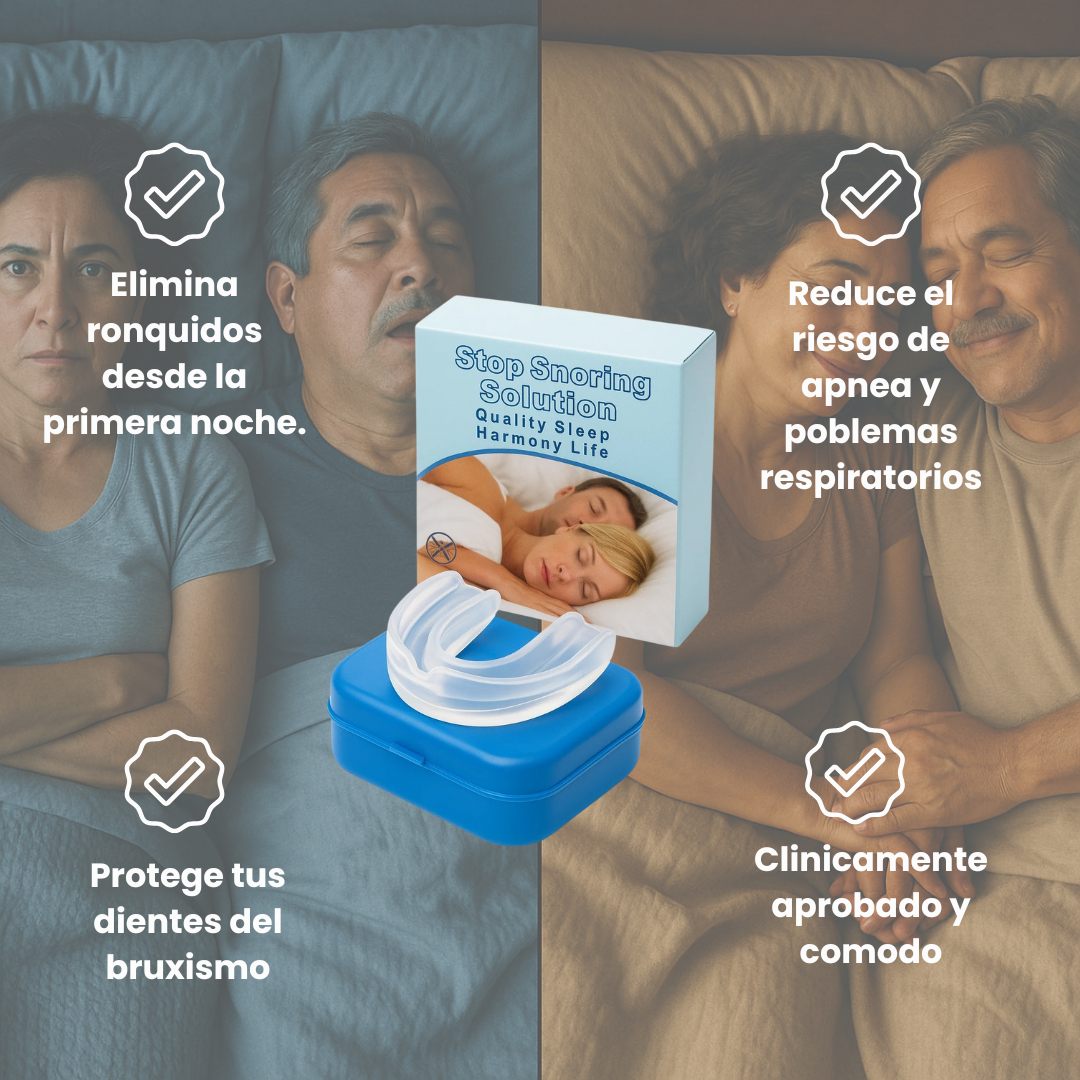 Placa Anti Ronquidos y Bruxismo – Duerme Mejor, Despierta con Energía