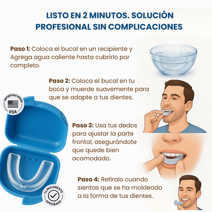 Placa Anti Ronquidos y Bruxismo – Duerme Mejor, Despierta con Energía